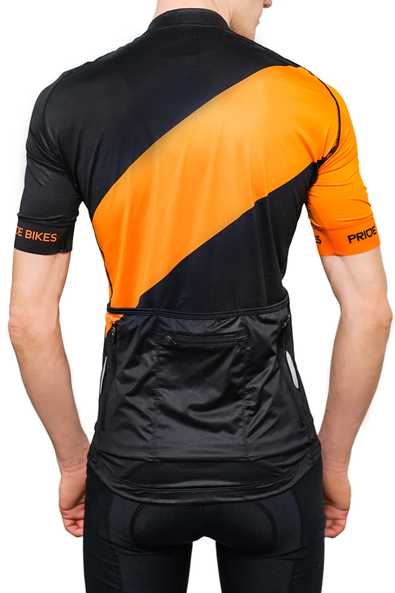 Jersey Pride Adventure Short Sleeve, Black and Orange, L Photo 2