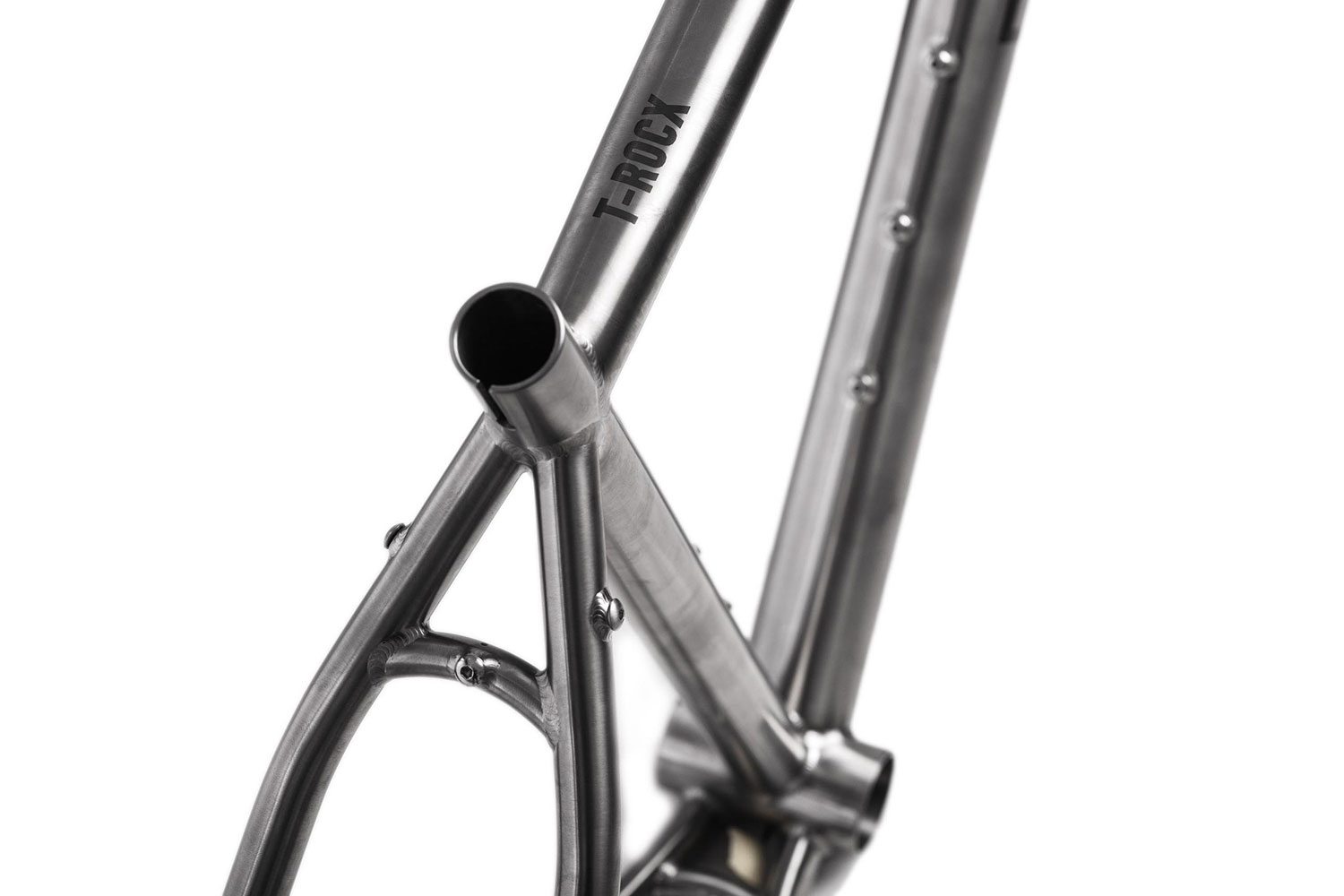 Рама 28" Pride TiRocx XL 2022 серая +вилка Photo 2