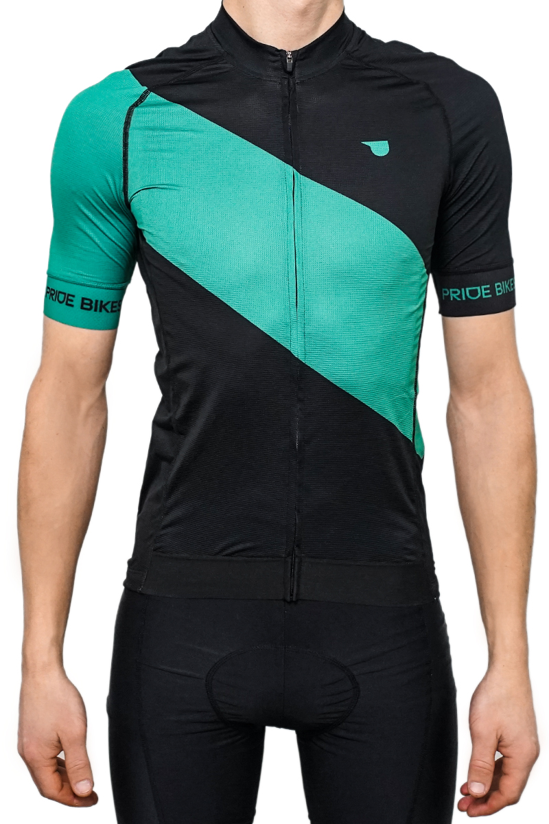 Jersey Pride Adventure Short Sleeve, Black and Green, M Photo