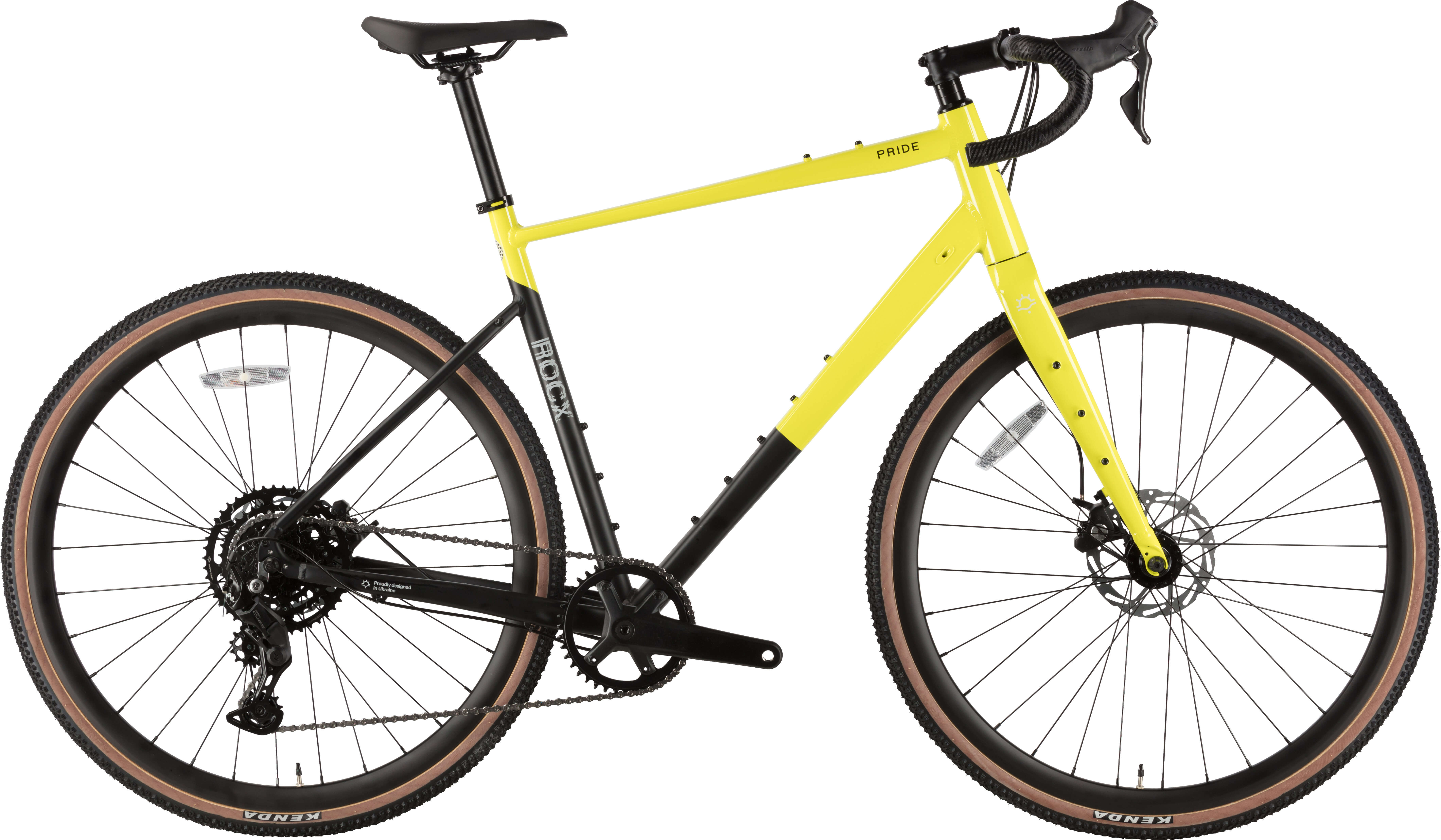 Велосипед 28" Pride ROCX 8.1 рама - M 2026 желто-черный Фото