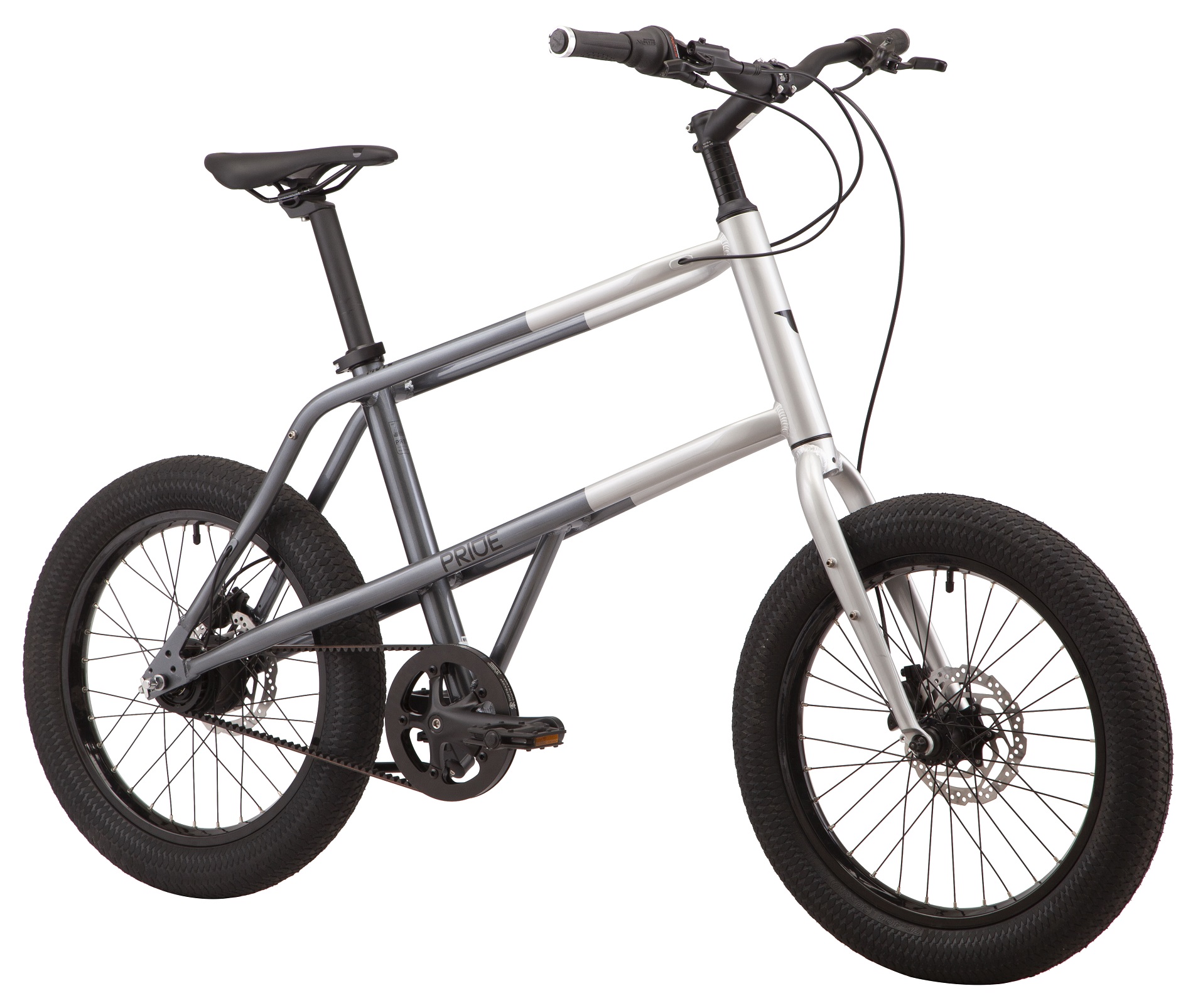 Велосипед 20" Pride MUTE 2.2 GRAY-DARK GRAY A4 Фото 3