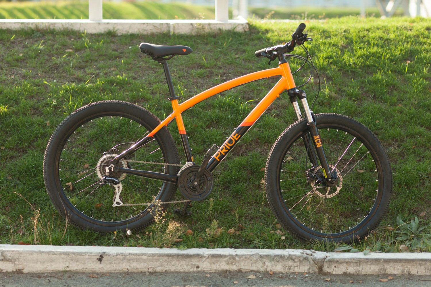 Велосипед 27,5" Pride RAGGEY рама - XL 2022 помаранчевий (гальма SRAM) Фото 3