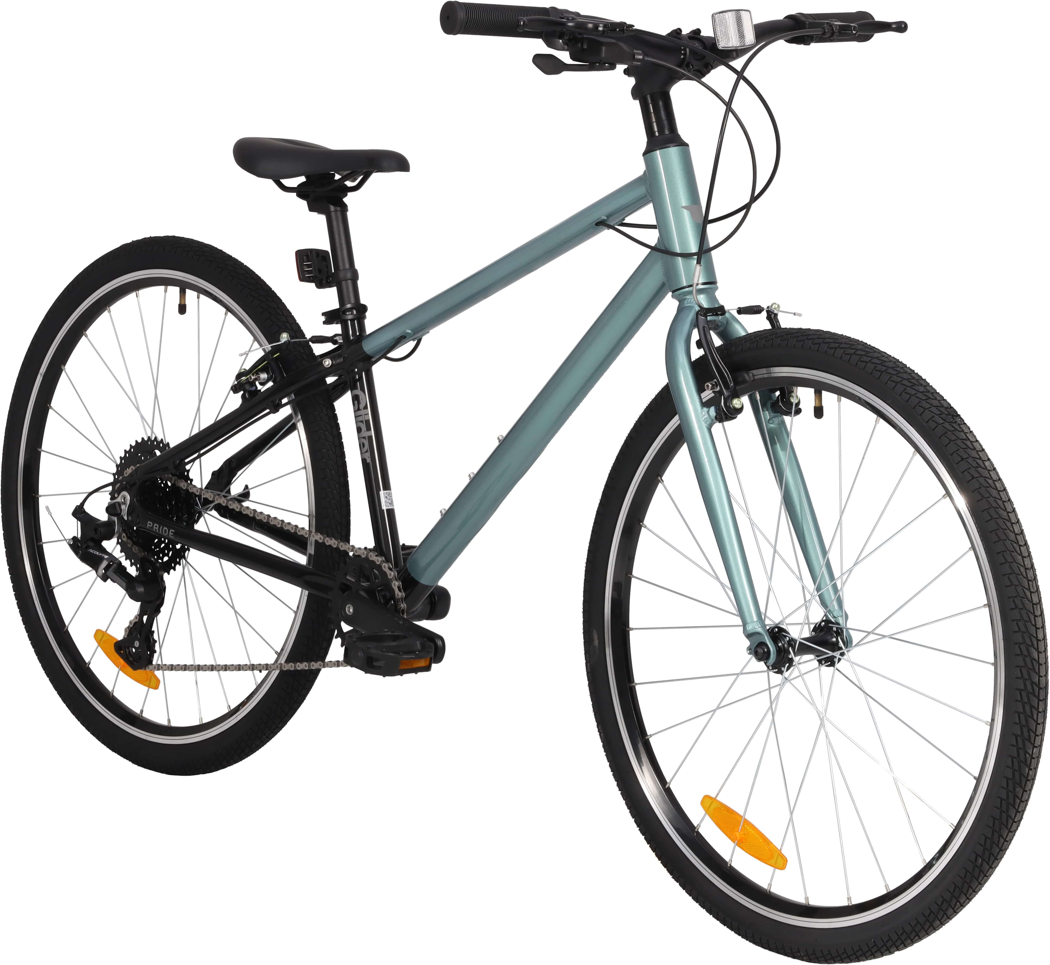 Велосипед 26" Pride GLIDER 6.1 2025 серо-лазурный Фото 2