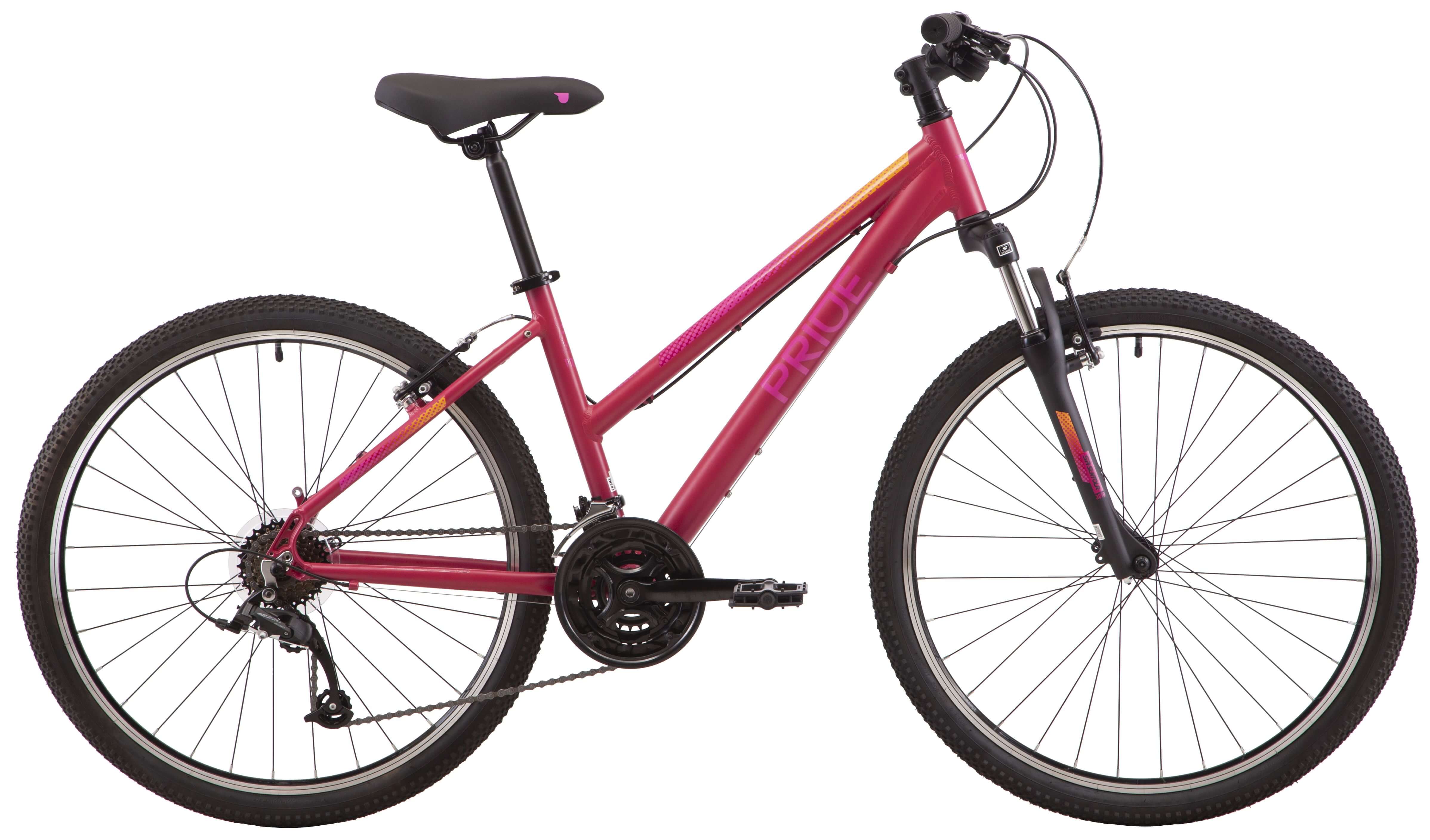 26" Pride Stella 6.1 frame - XS 2022 Burgundy (Rear and Front Switches and Maintain - Microshift) Photo