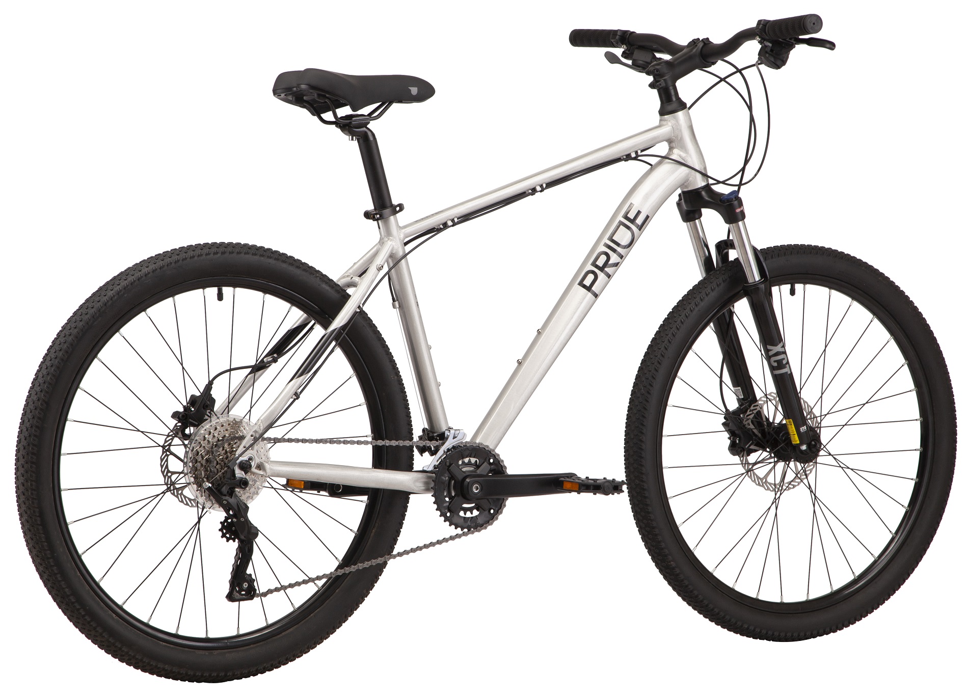 Велосипед 27,5" Pride MARVEL 7.3 рама - M 2023 сірий (гальма SRAM, задній перемикач і манетка - MICROSHIFT) Фото 3
