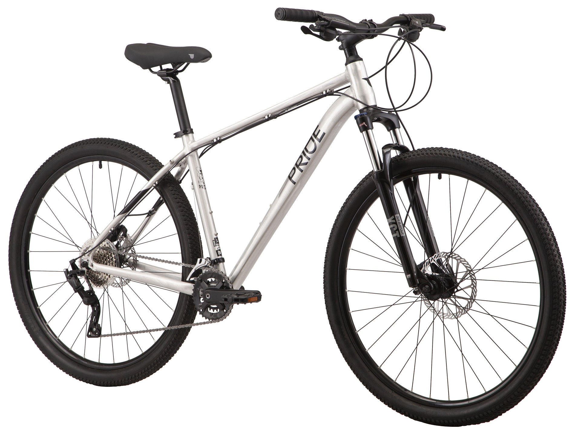 Велосипед 29" Pride MARVEL 9.3 рама - XL 2023 сірий (гальма SRAM, задній перемикач і манетка - MICROSHIFT) Фото 2