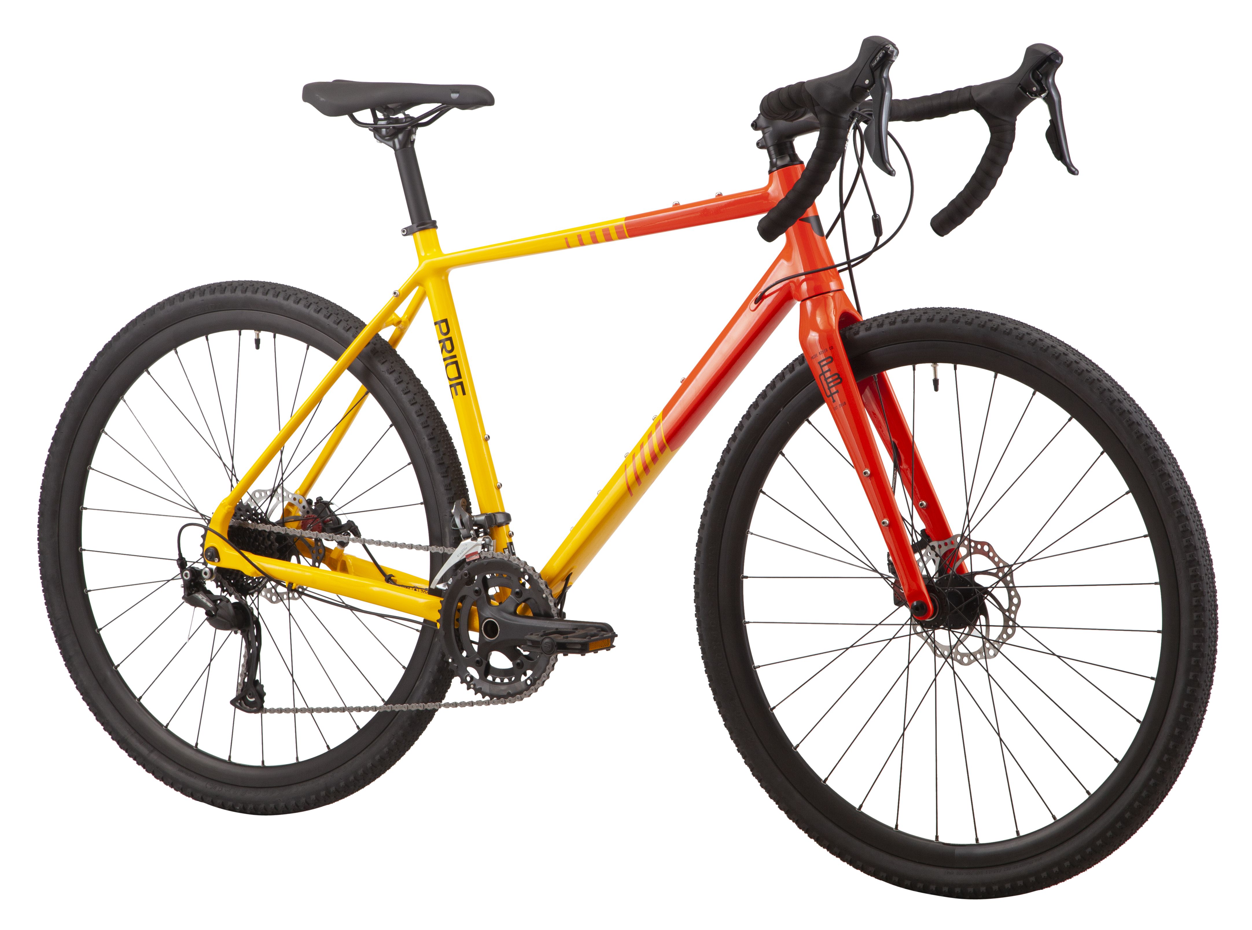 28" PRIDE ROCX 8.2 CF Frame - M 2023 Yellow Photo 2