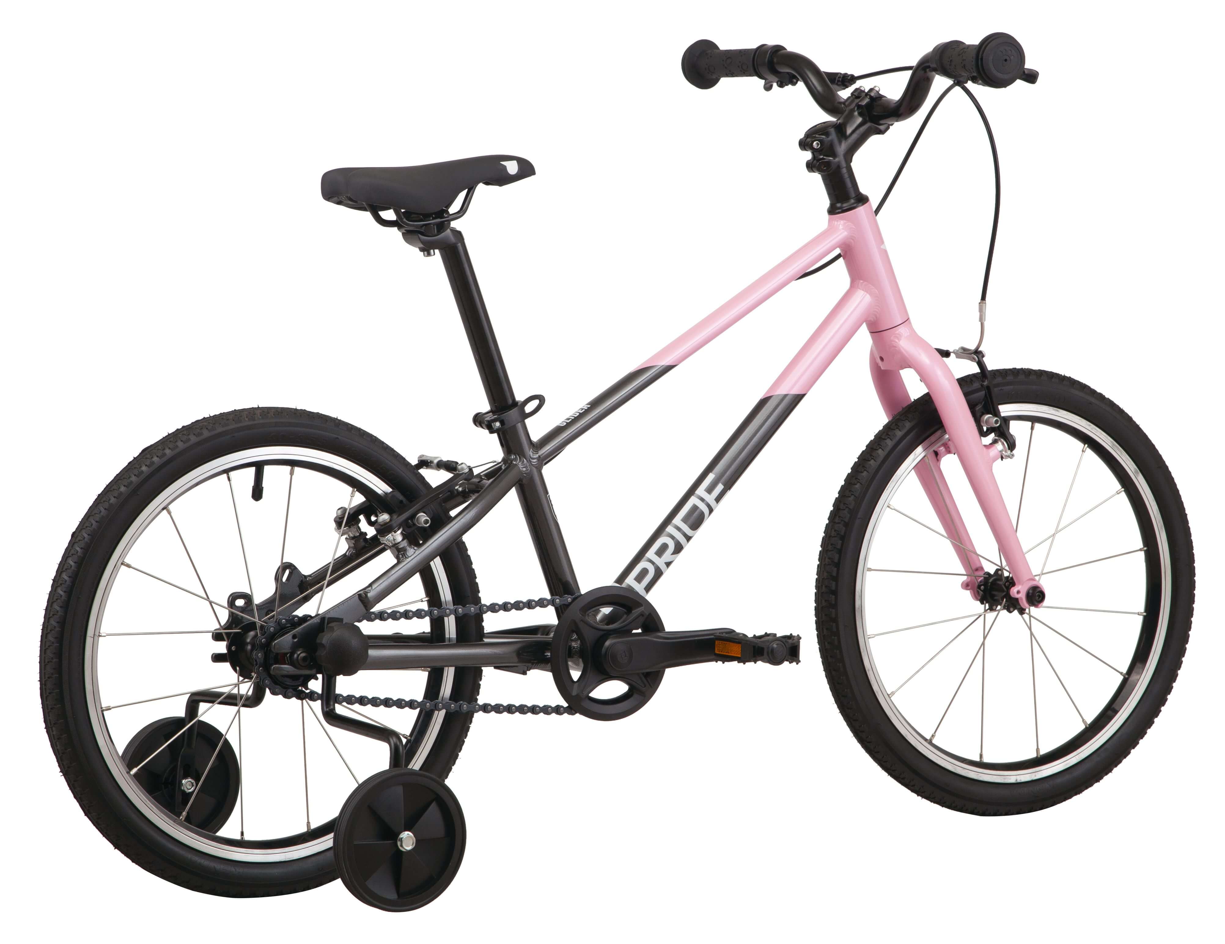 Велосипед 18" Pride GLIDER 18 2023 рожевий/чорний Фото 3