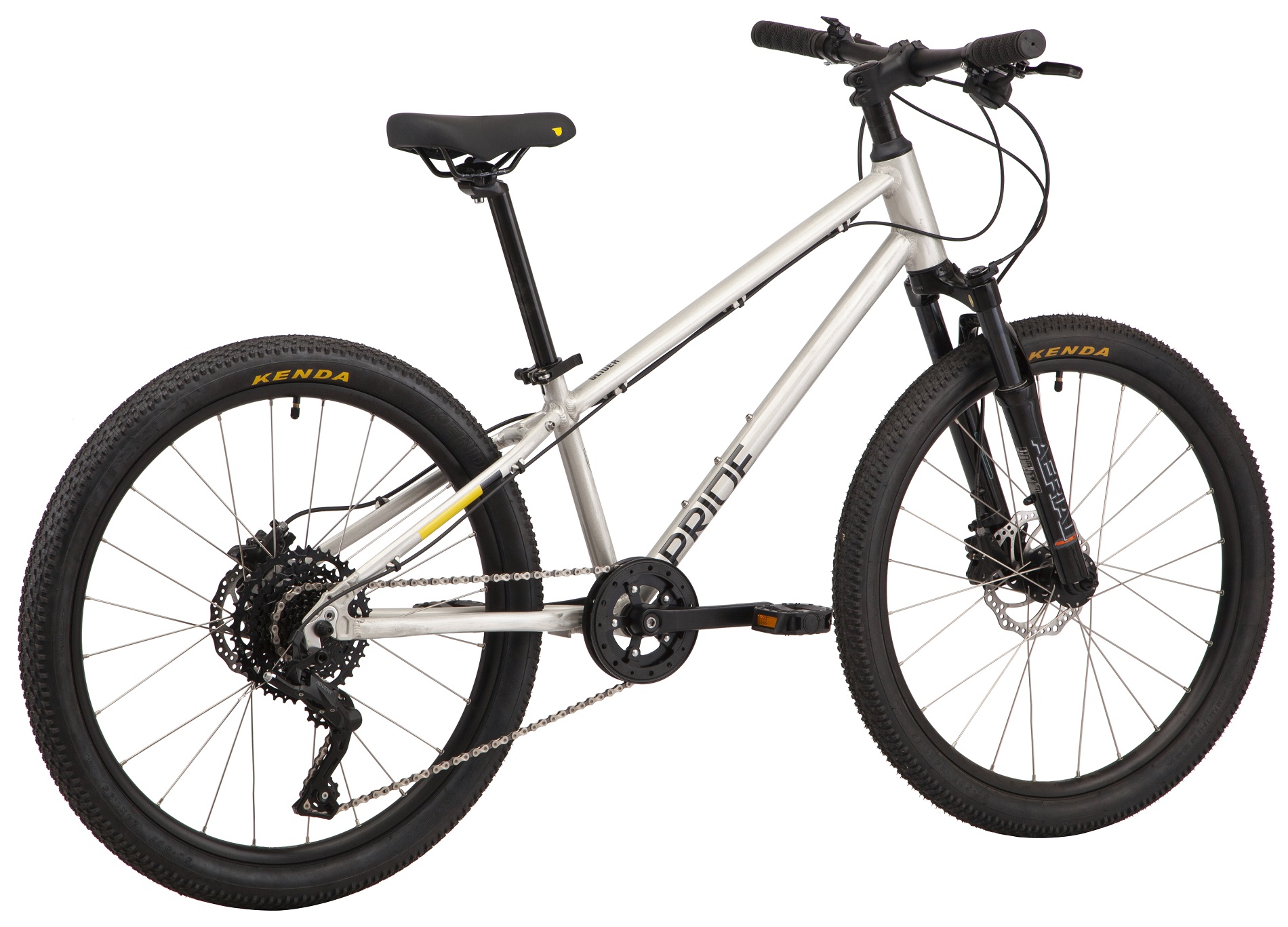 Велосипед 24" Pride GLIDER 4.3 RAW ALL/YELLOW A3 Фото 3