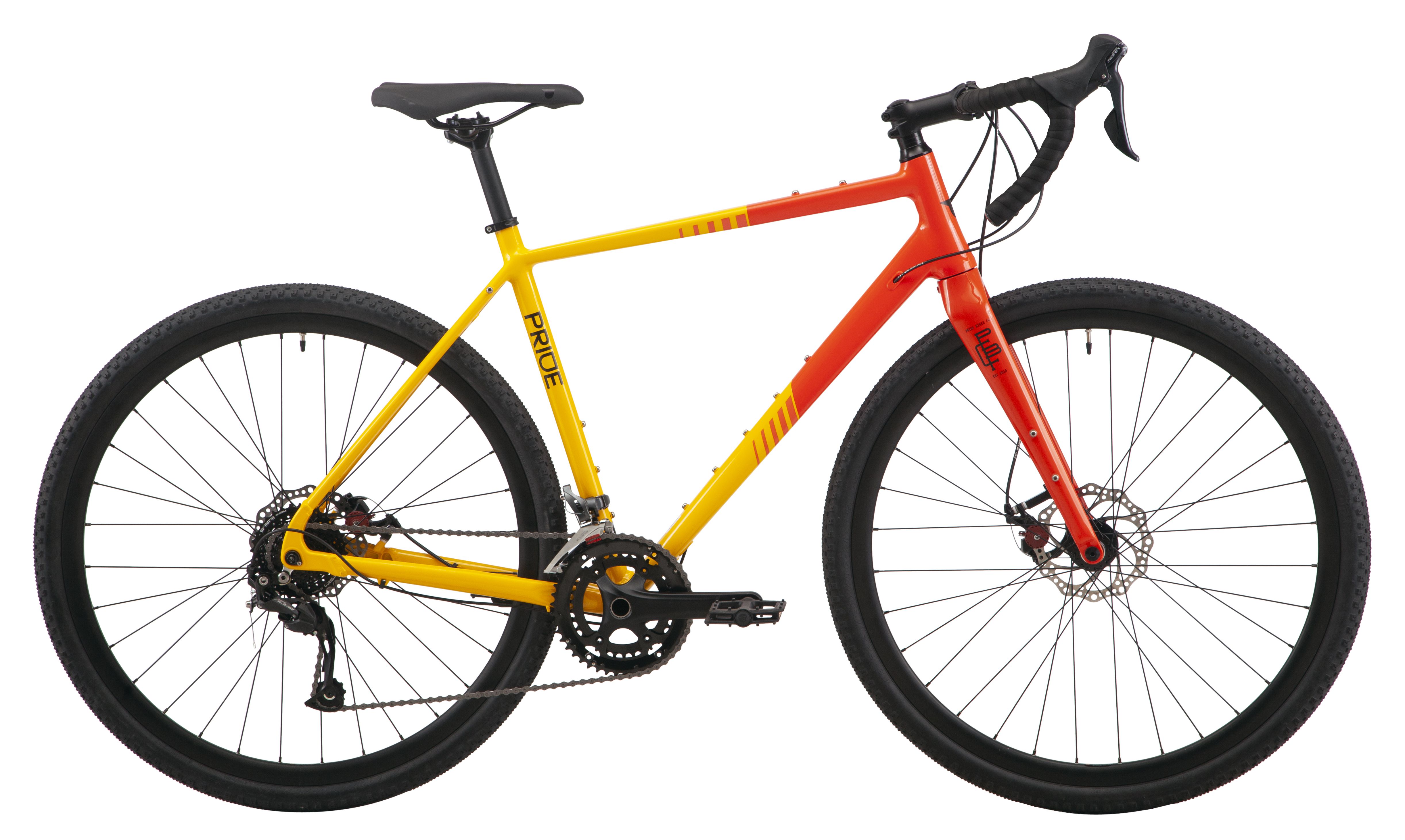 Велосипед 28" Pride ROCX 8.2 CF рама - L 2023 жовтий Фото