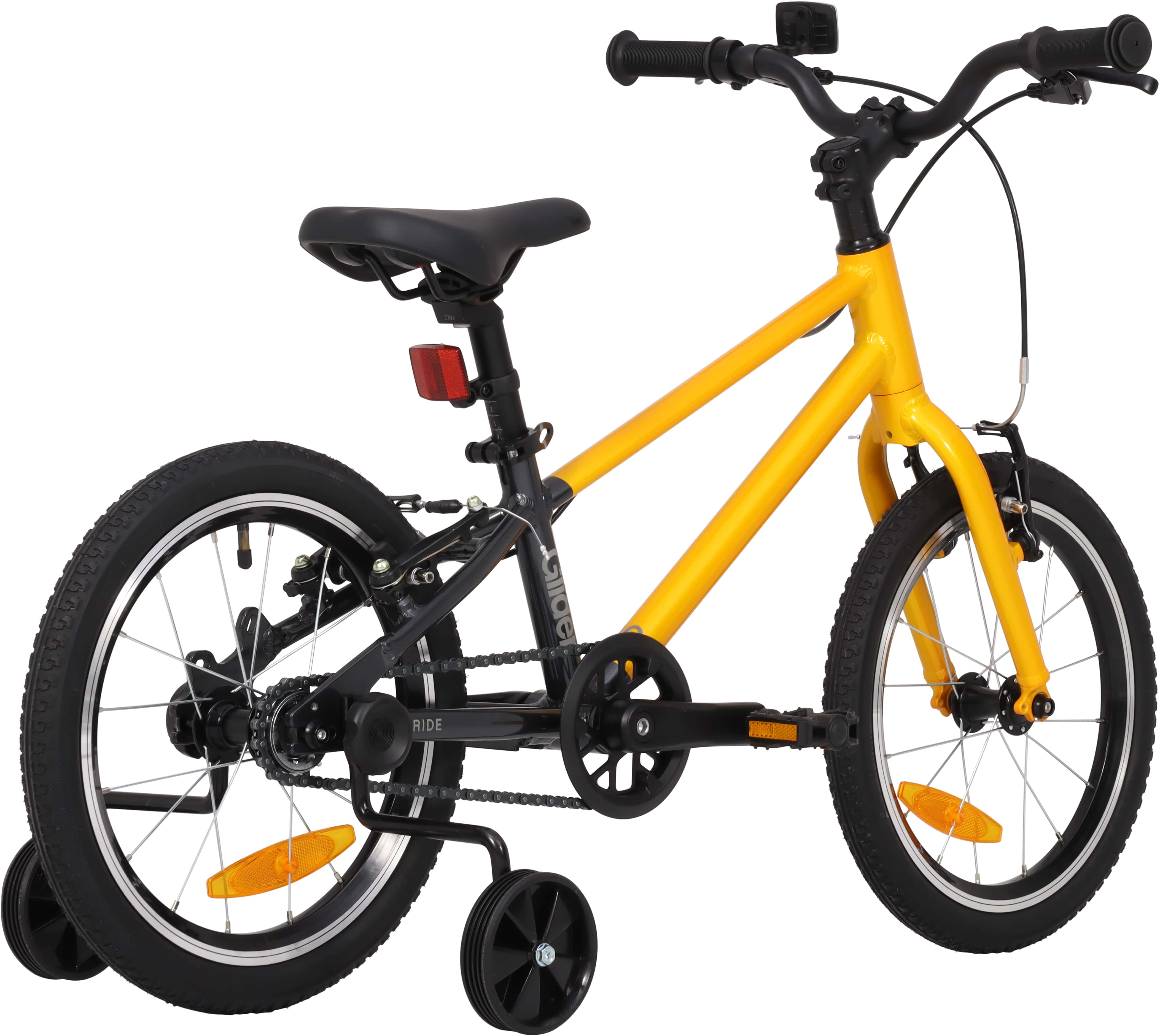 Велосипед 16" Pride GLIDER 16 2025 жовтий Фото 3