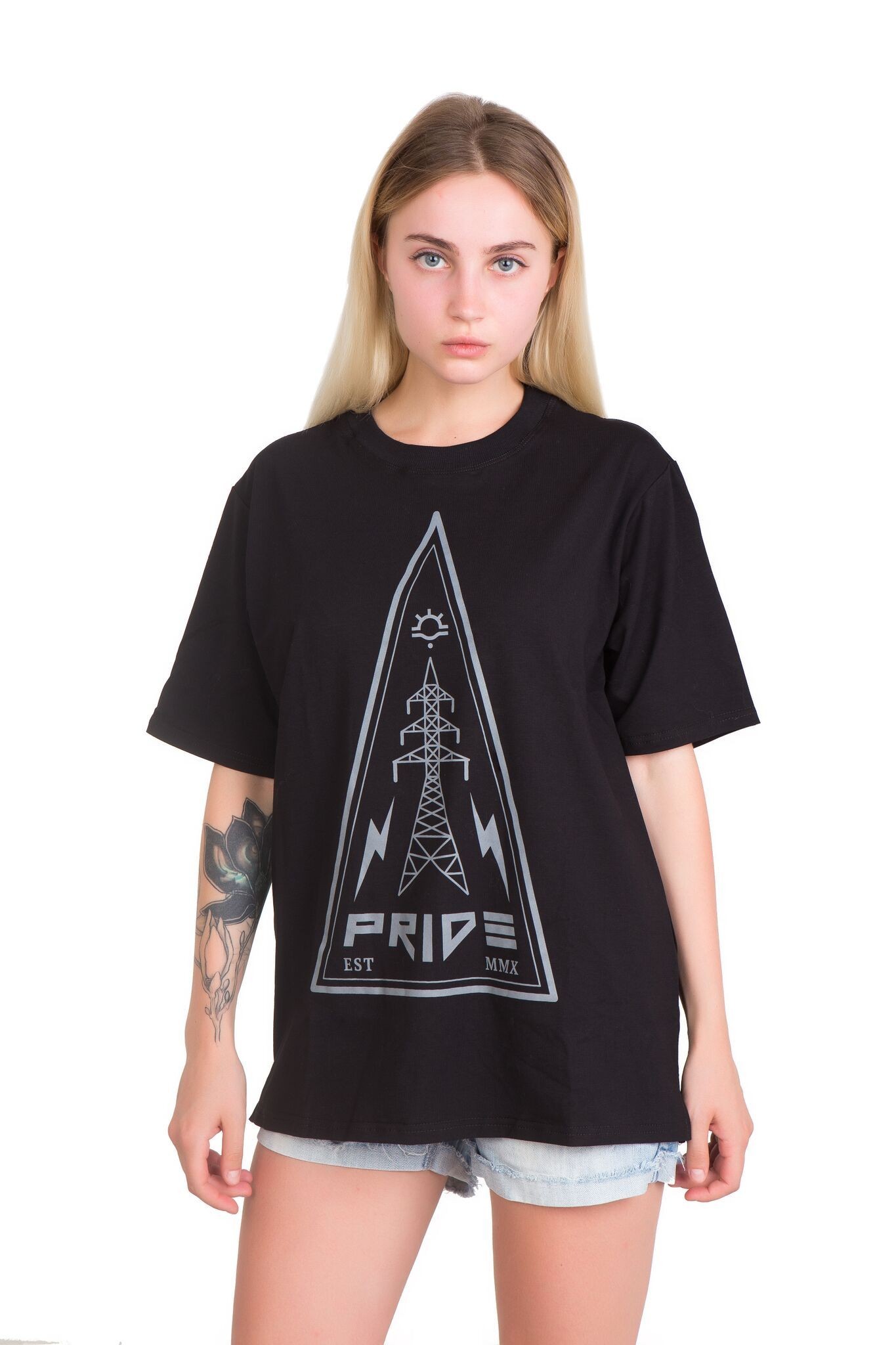 PRIDE T-shirt High voltage black, size M Photo