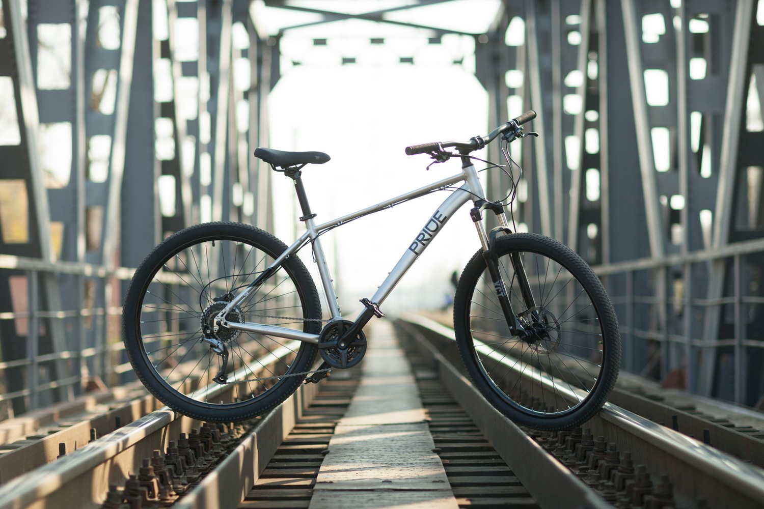 Велосипед 27,5" Pride MARVEL 7.3 рама - L 2023 сірий (гальма SRAM, задній перемикач і манетка - MICROSHIFT) Фото 5