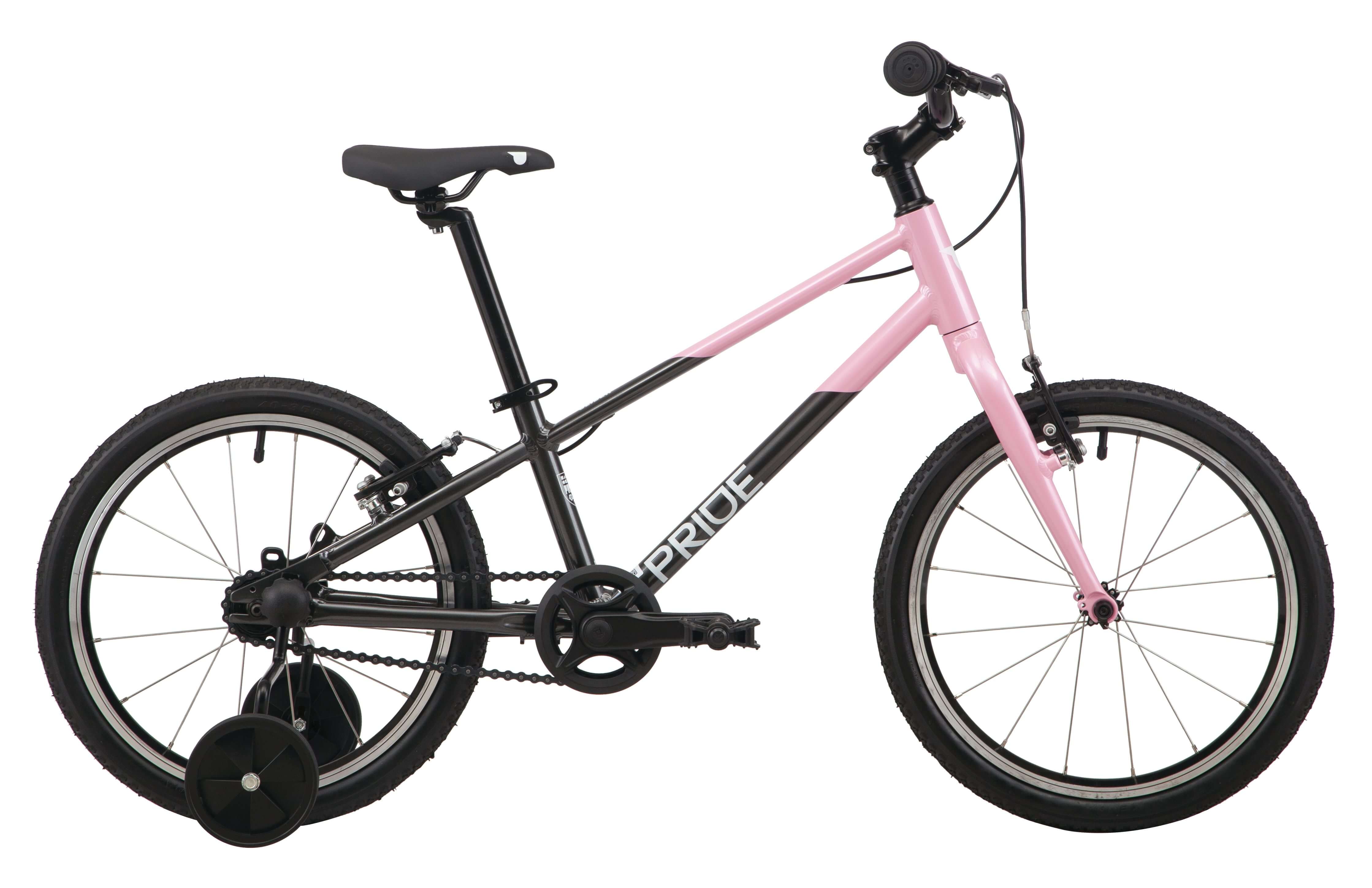 Велосипед 18" Pride GLIDER 18 2023 розовый/черный Фото