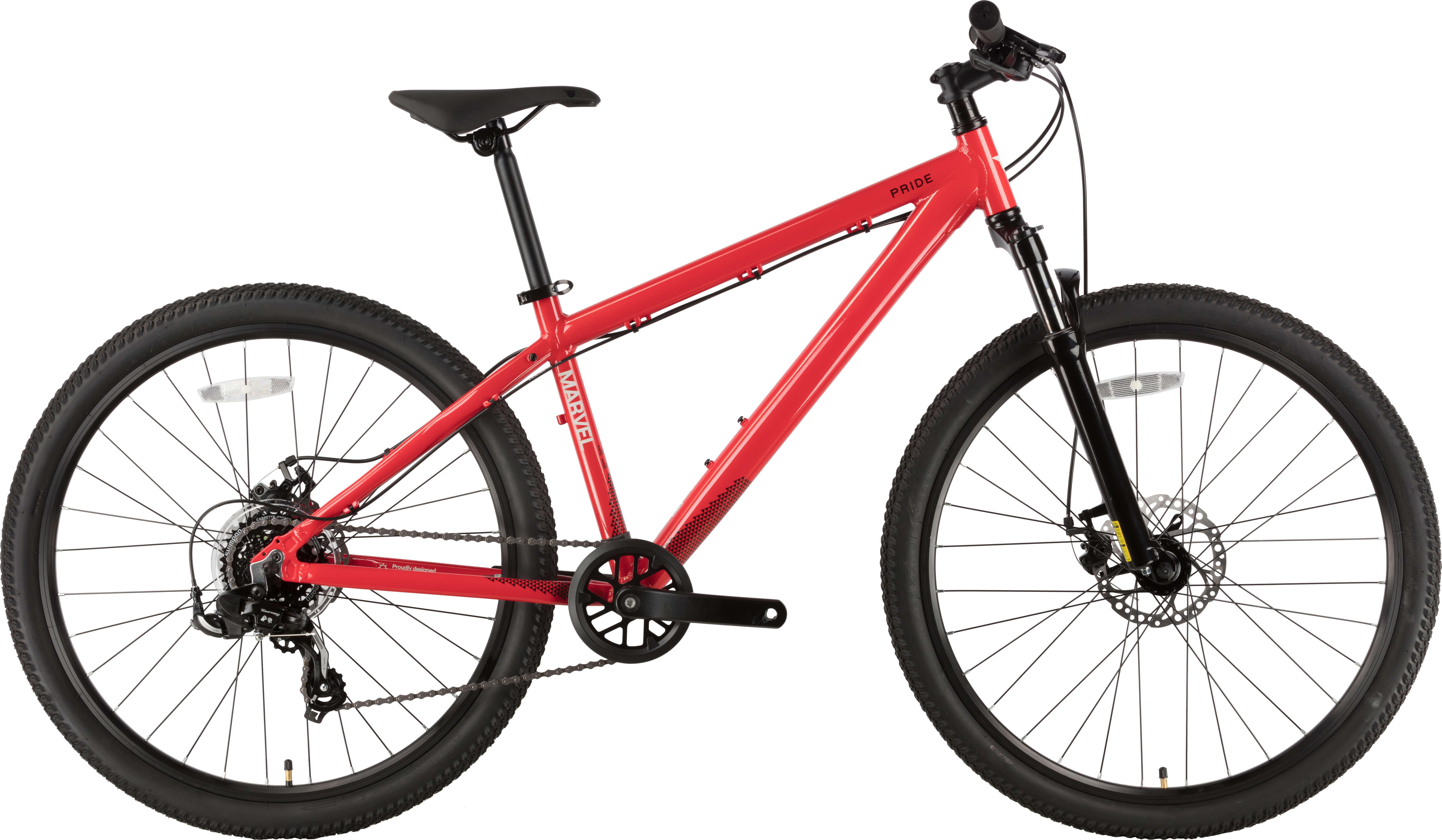 Велосипед 26" Pride MARVEL 6.1 рама - XS красный B6 Photo