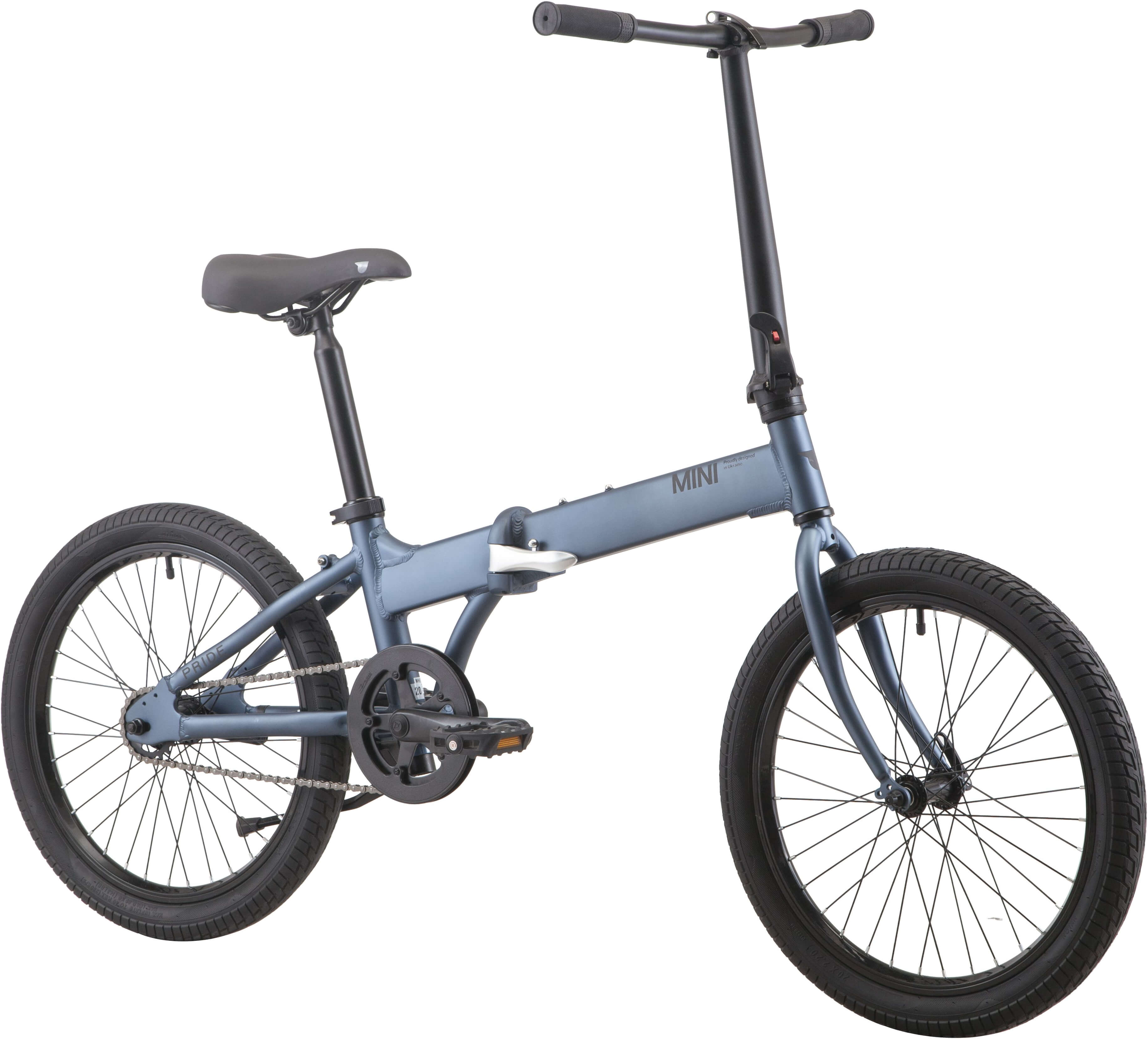 Велосипед 20" Pride MINI 1 2025 синій Фото 3