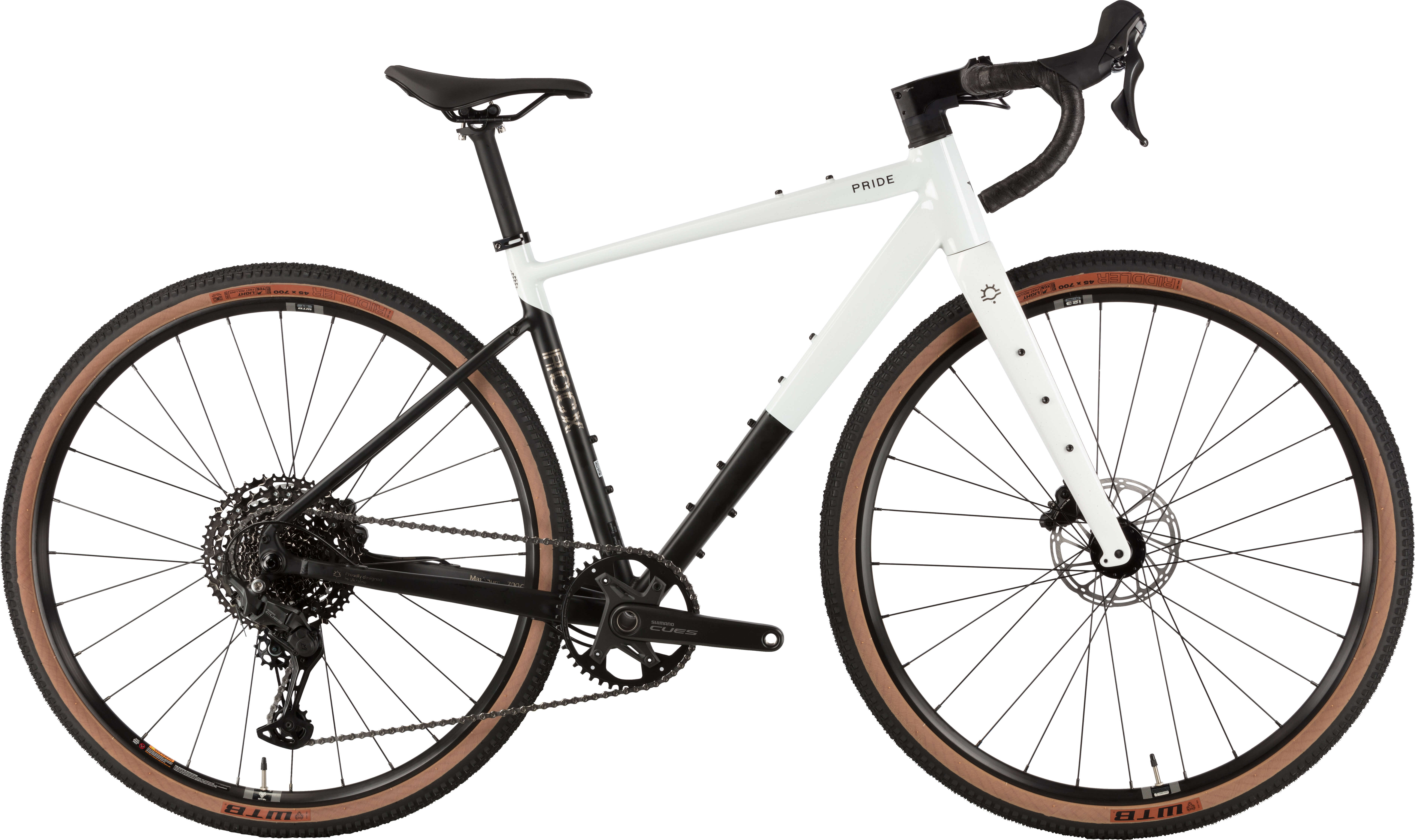 Велосипед 28" Pride ROCX 8.3 рама - L біло-чорний B6 Фото
