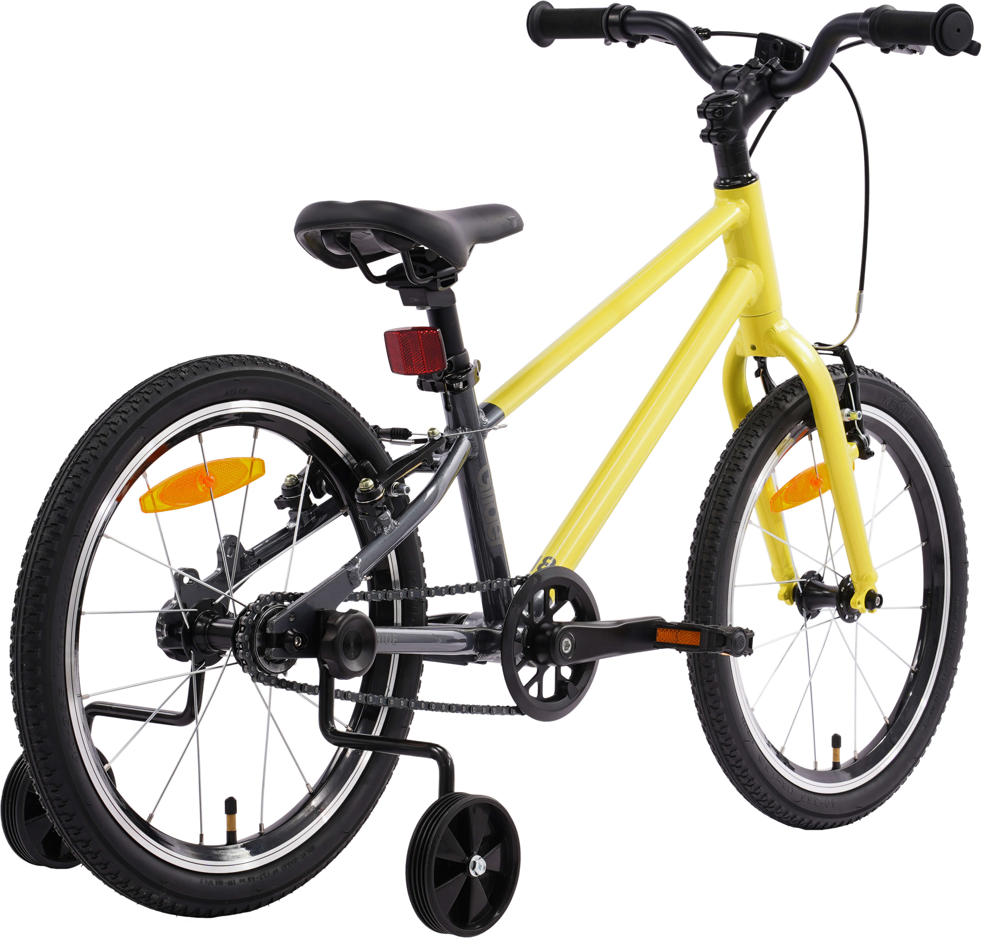 Велосипед 18" Pride GLIDER 18 желтый B6 Фото