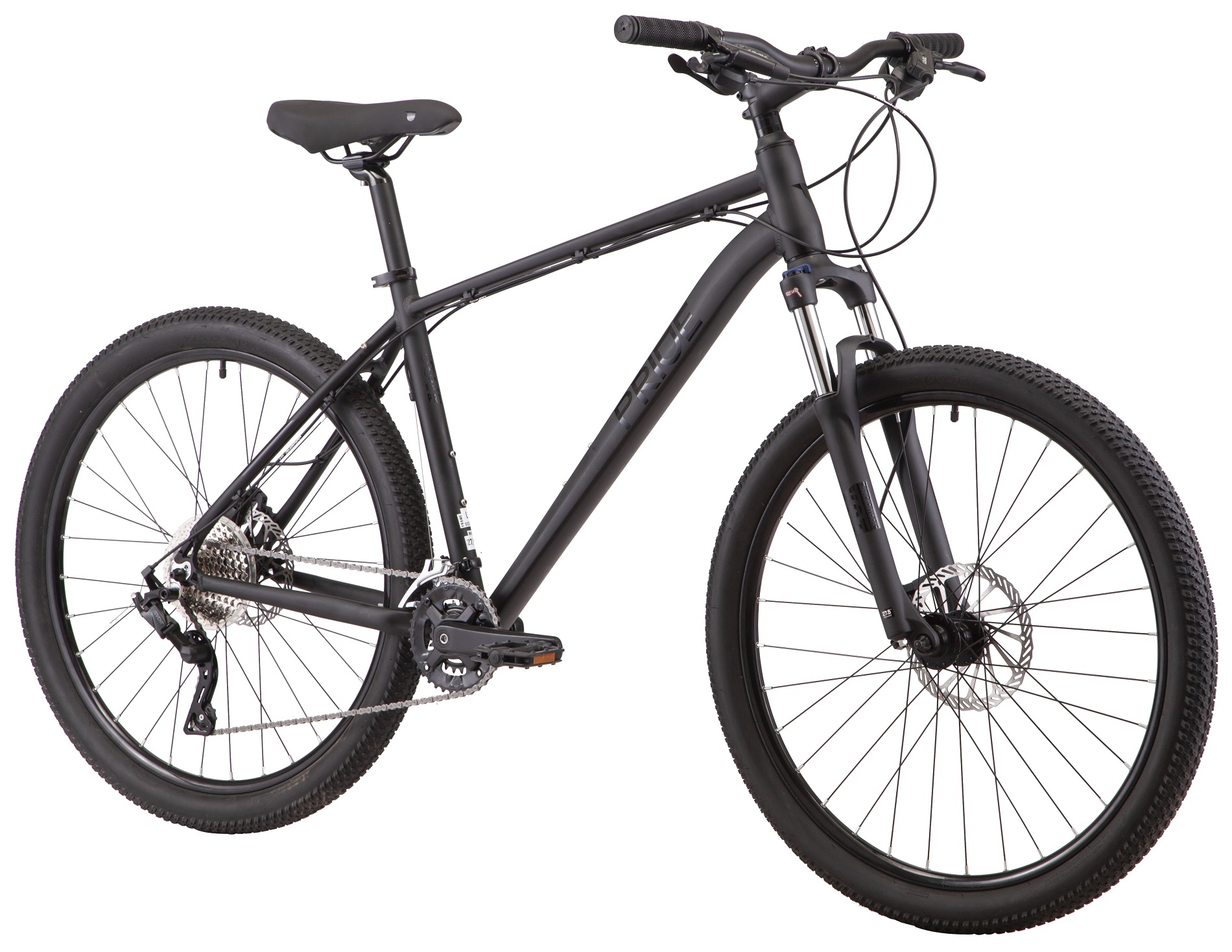 Велосипед 27,5" Pride MARVEL 7.3 рама - M 2023 чорний (гальма SRAM, задній перемикач і манетка - MICROSHIFT) Фото 2