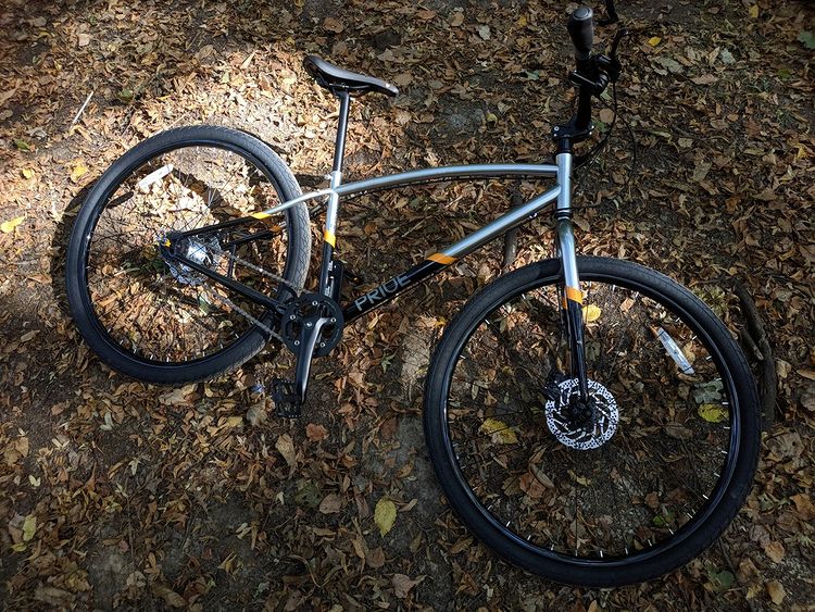 Велосипед 28" Pride ROCKSTEADY 8.3 рама - M 2020 BLACK/GRAY Фото 5
