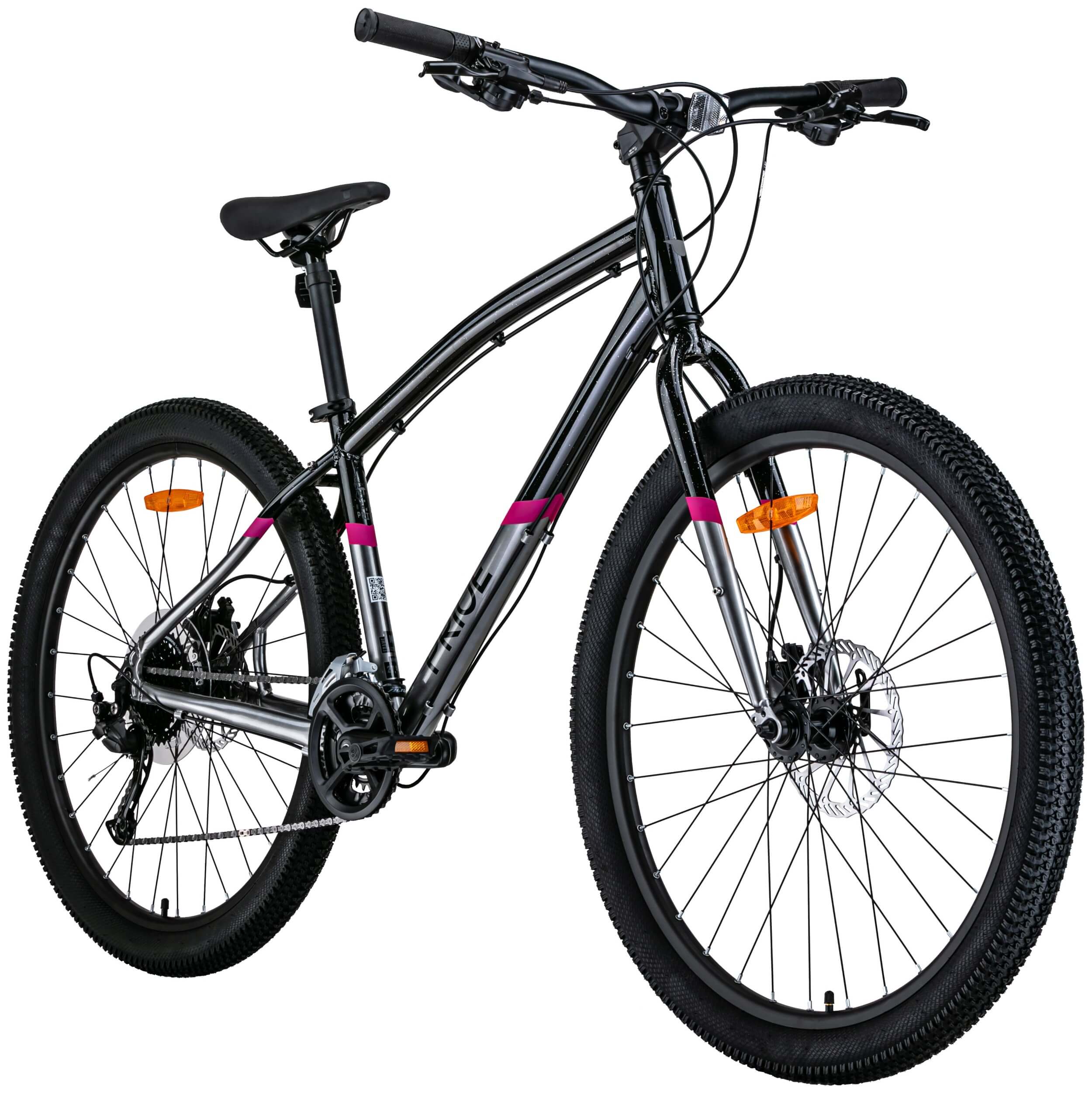 Велосипед 27,5" Pride ROCKSTEADY AL 7.2 рама - M 2023 чорний Фото 2
